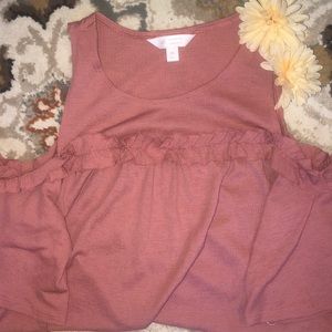 Lauren Conrad Cold Shoulder Top
